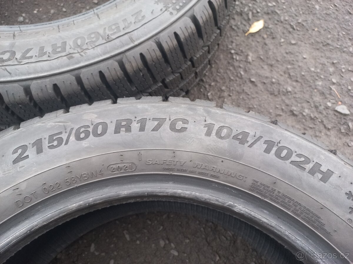 Sada Penu Kumho 215/60R17C zátěžové - 2
