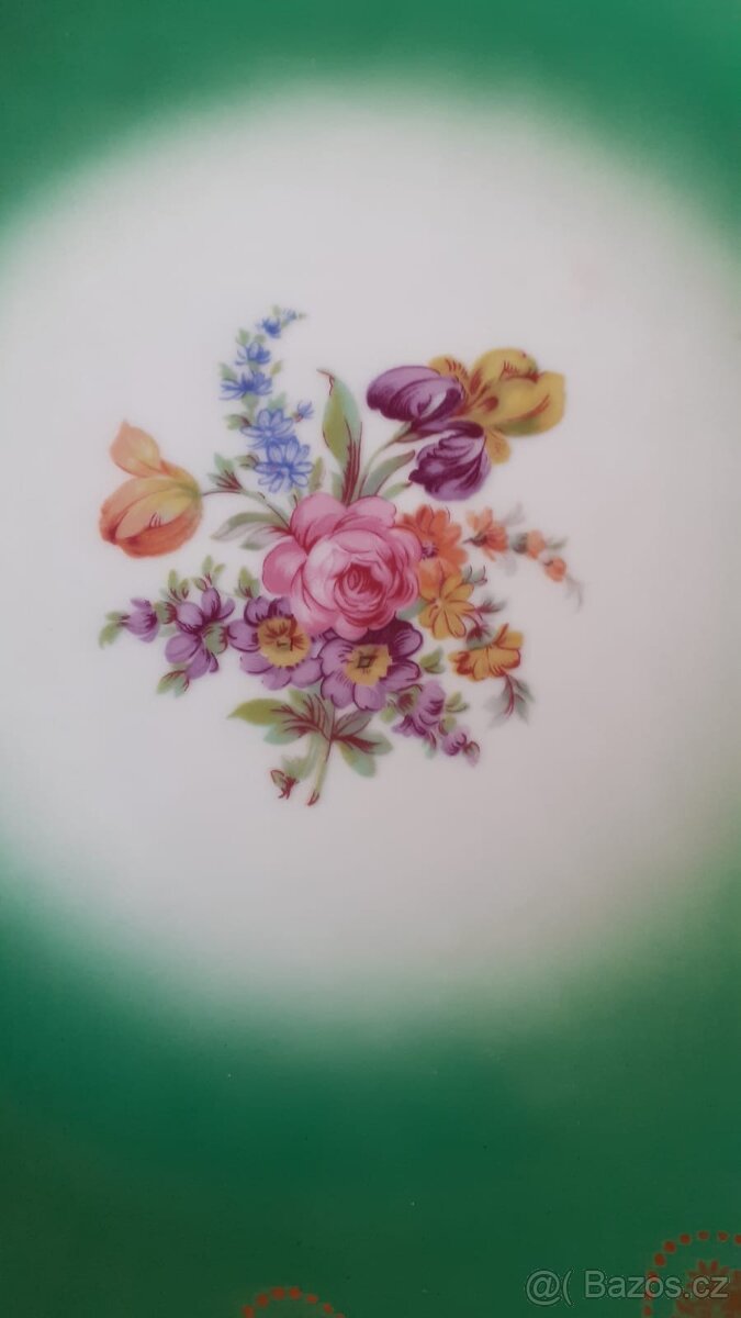 Porcelánový dekorativní talíř II. - 2
