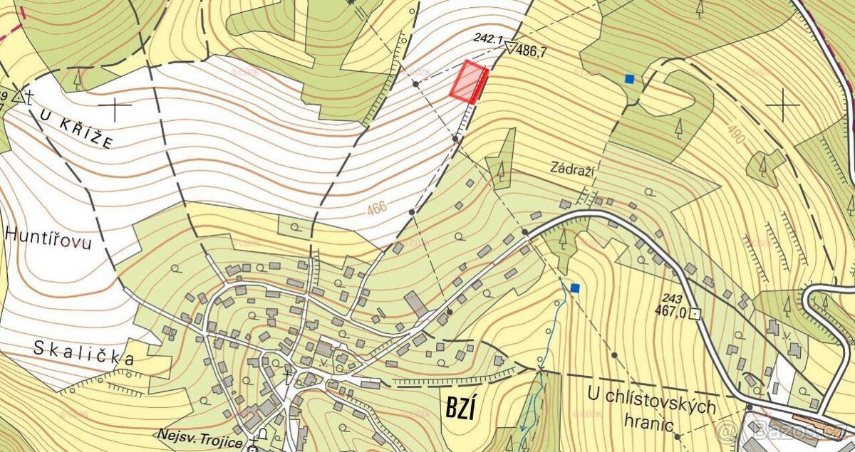 Zemědělská půda, prodej, Bzí, Železný Brod, Jablonec nad Nis - 2