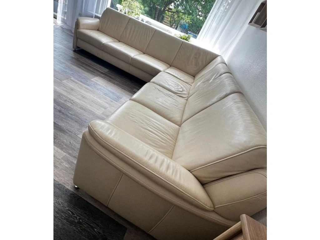 Moderní rohová kožená sedací souprava,3151 - 2