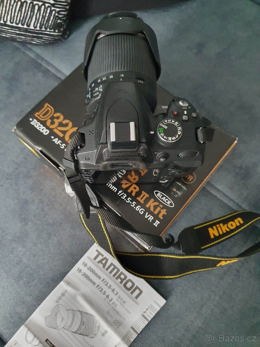 Digitální fotoaparát Nikon D3200 plus objektiv Tamron - 2