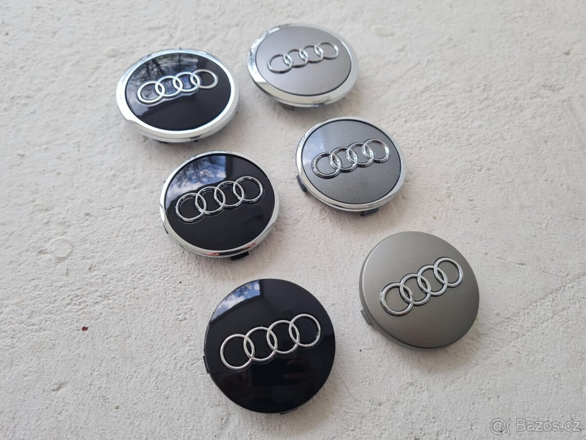 Stredové krytky - pukličky kolies AUDI - 2