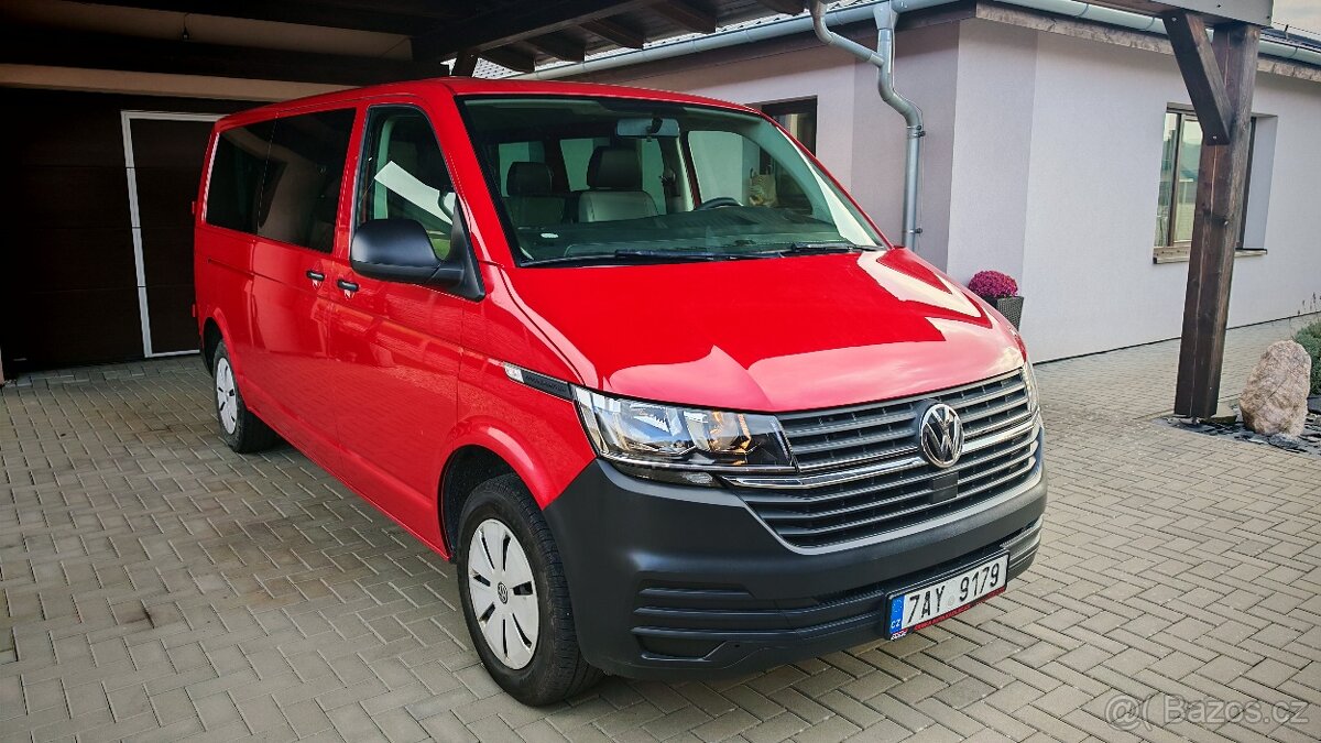 Transportér T6.1 LONG 155tis.km 8 míst 2.0 TDI 110kW 2020 ČR - 2