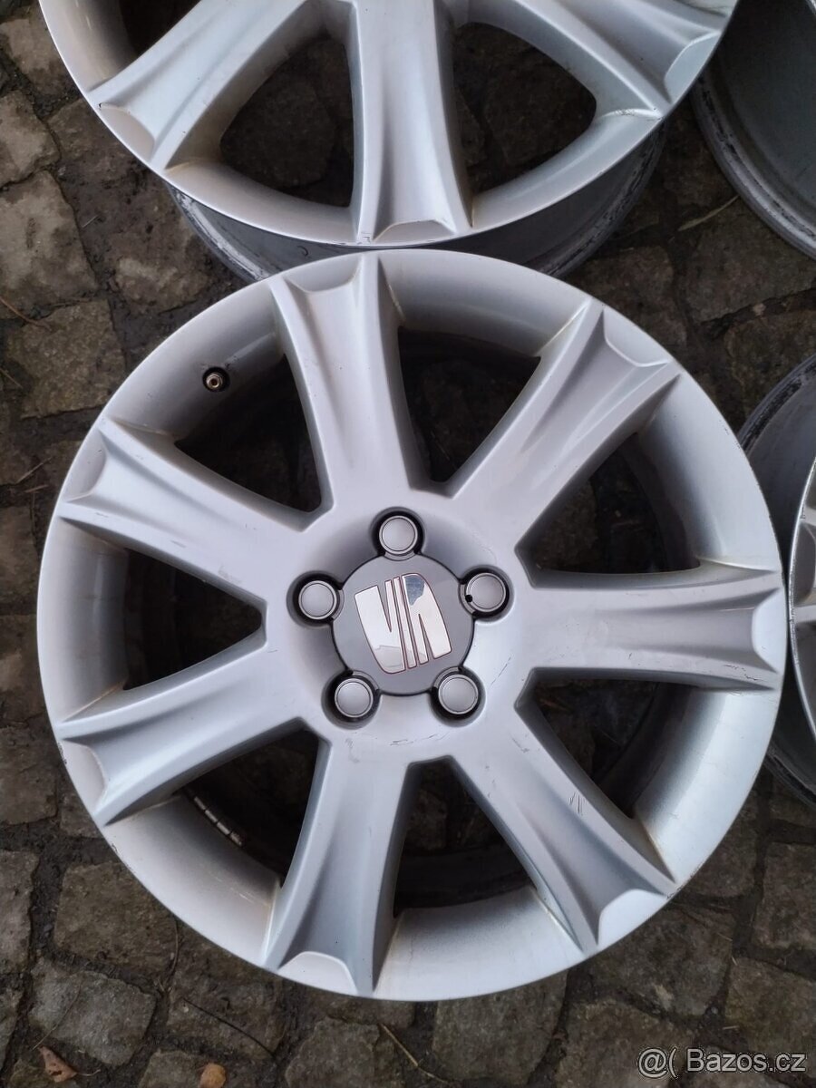 SEAT ALHAMBRA LEON original al. disky 5x112 R17 - 2