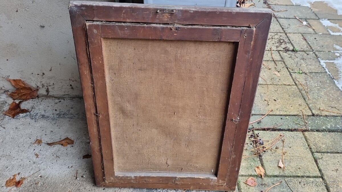 Starý obraz na plátně - 2