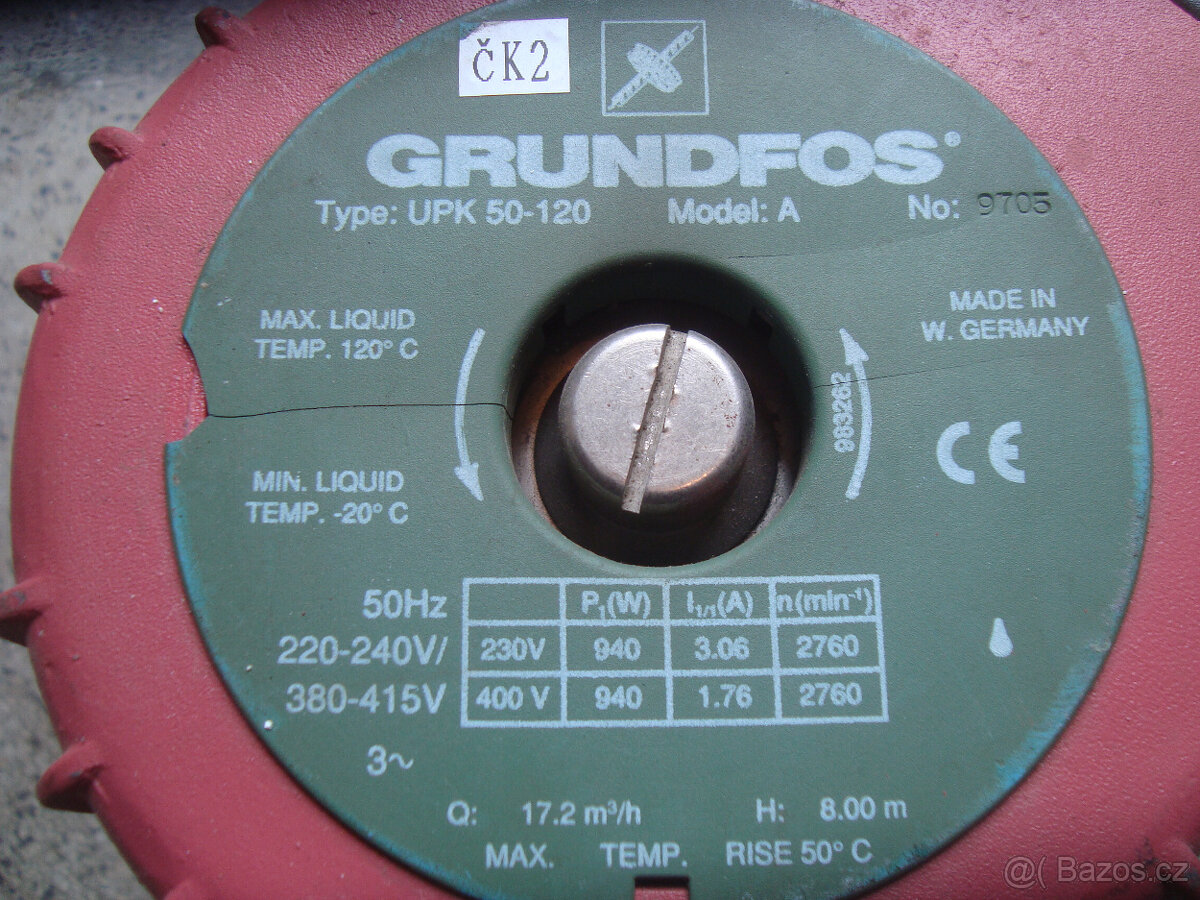čerpadlo Grundfos UPK 50-120 - 2