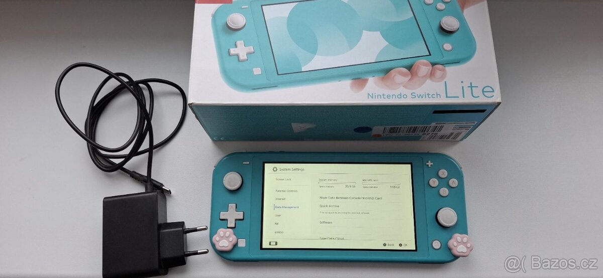 Nintendo Switch Lite - tyrkysová barva - 2