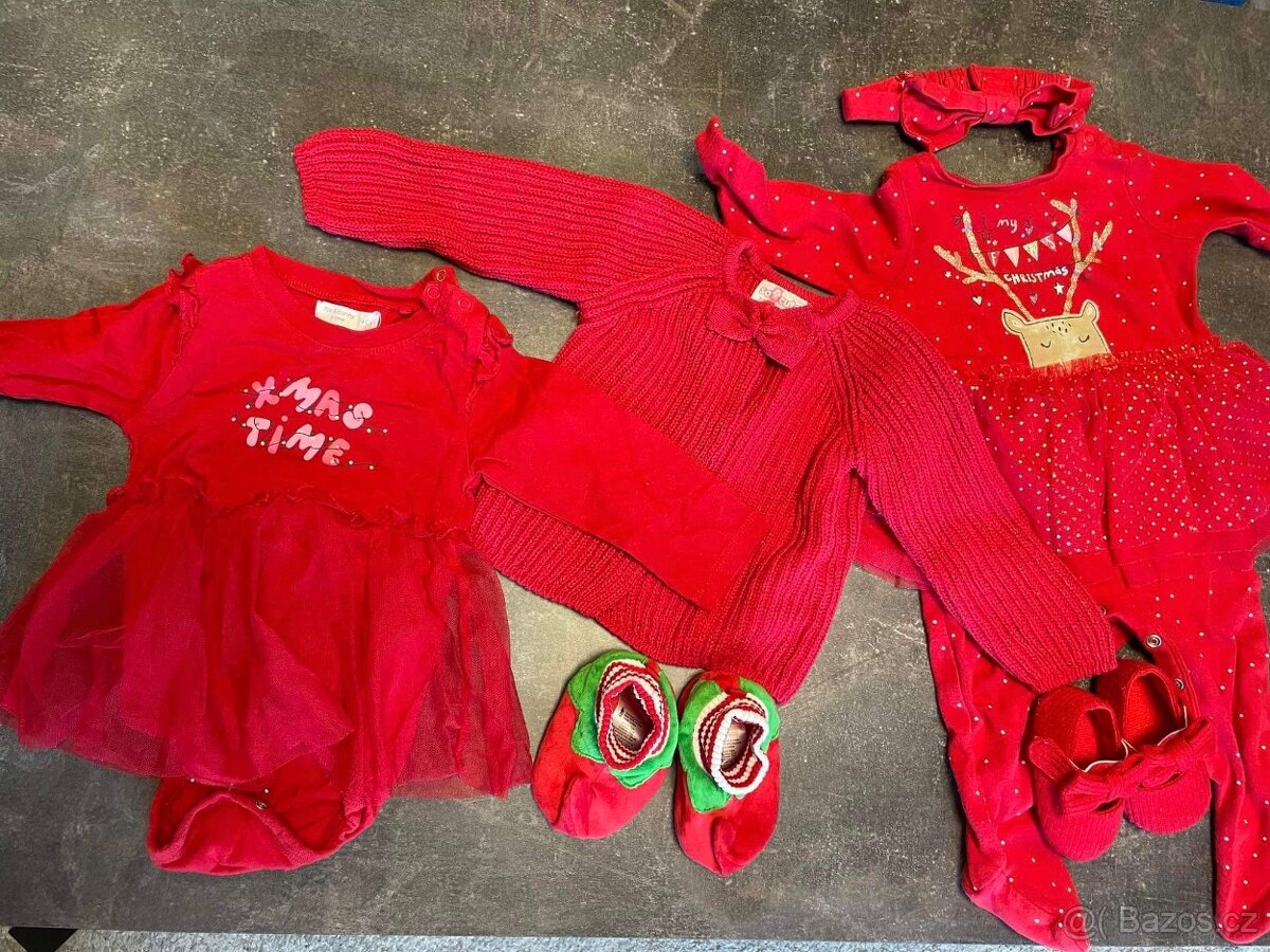 Vánoční obleceni vel. 68-74 - 2