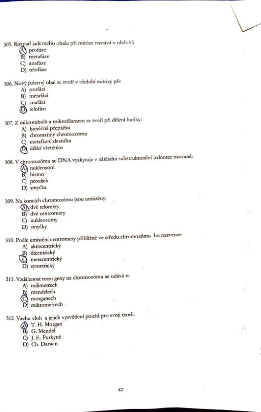 Soubor otázek na Farmaceutickou fakultu Hradec Králové - 2