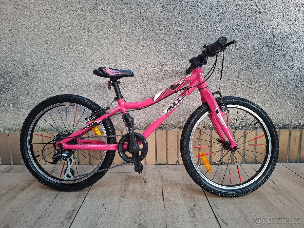Dětské kolo AMULET-20" Fun, pink, v záruce do 5/2026 - 2