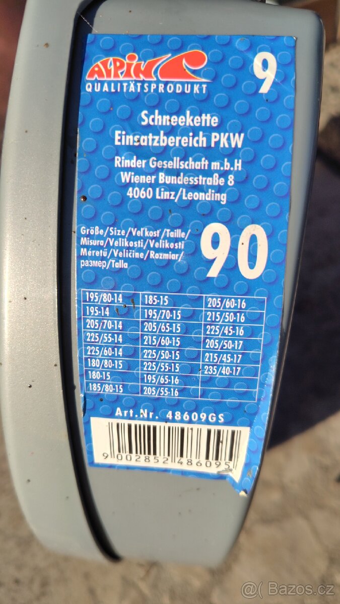 Snehové reťaze Alpin veľ.90 - 2