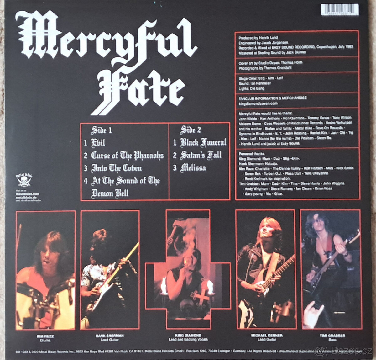 Mercyful Fate-Melissa 1983/2020 LP - 2