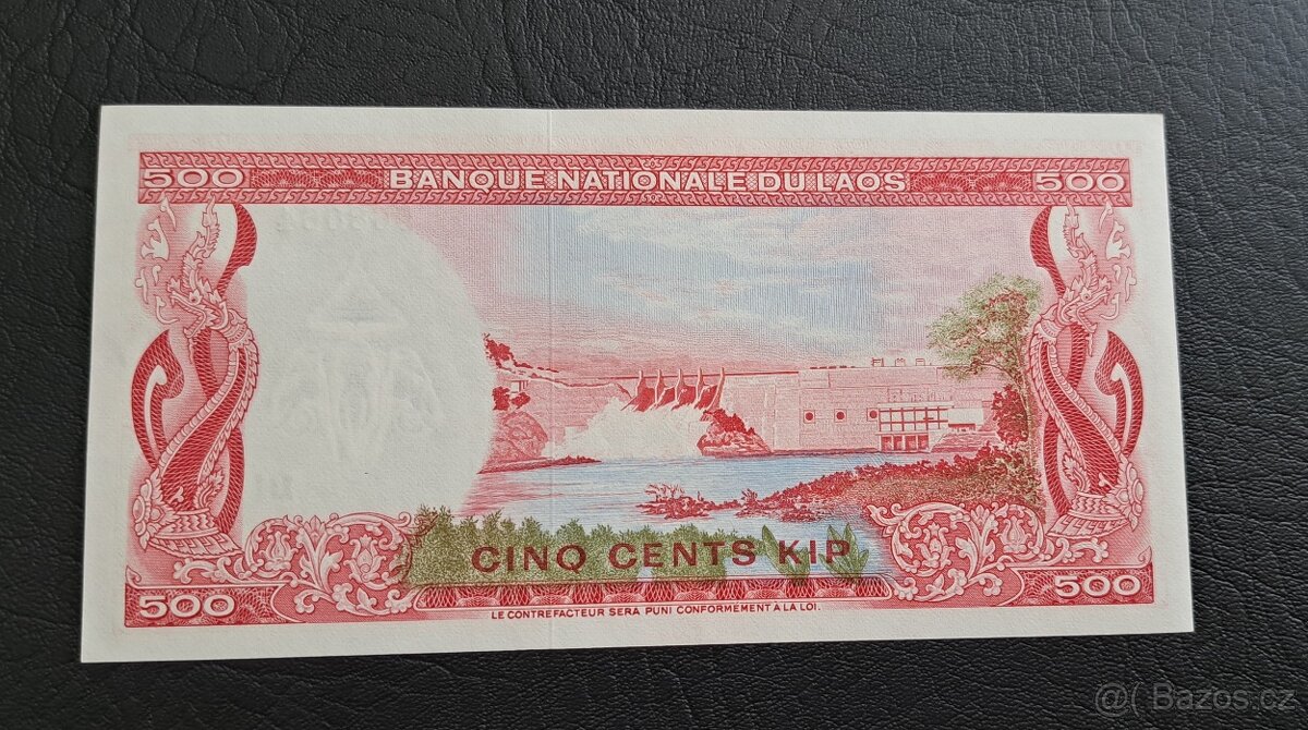500 Kip, Laos, UNC - 2
