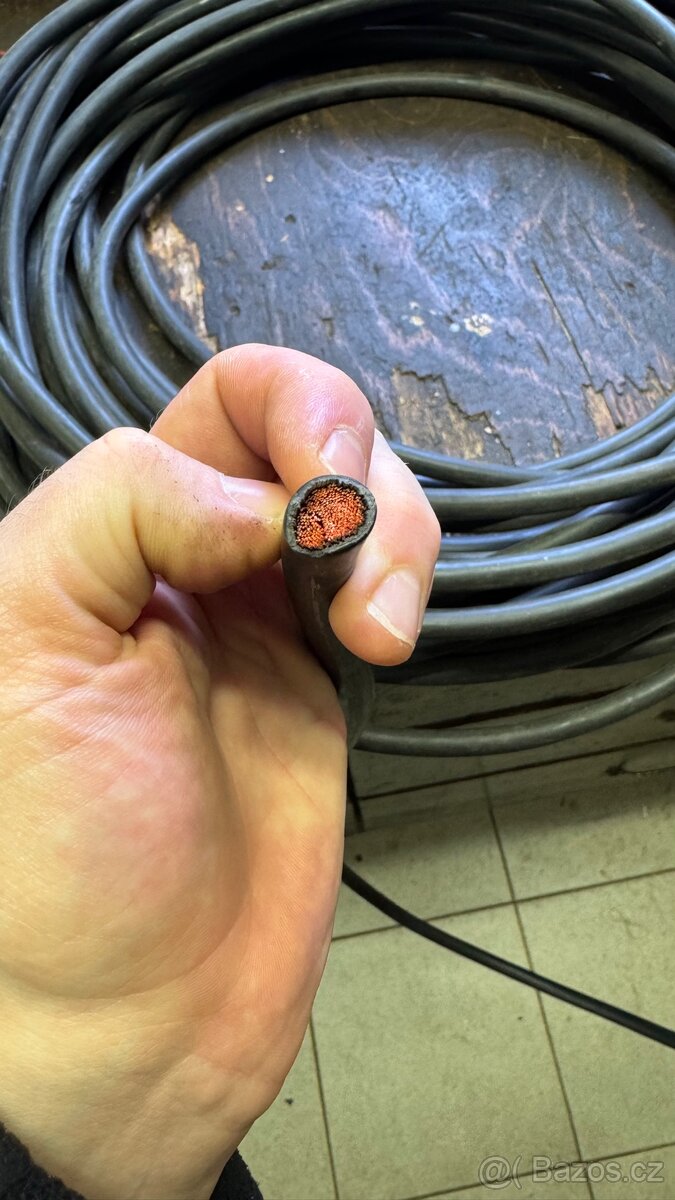 Nepoužité Svařovací Kabely 50mm metráž - 2