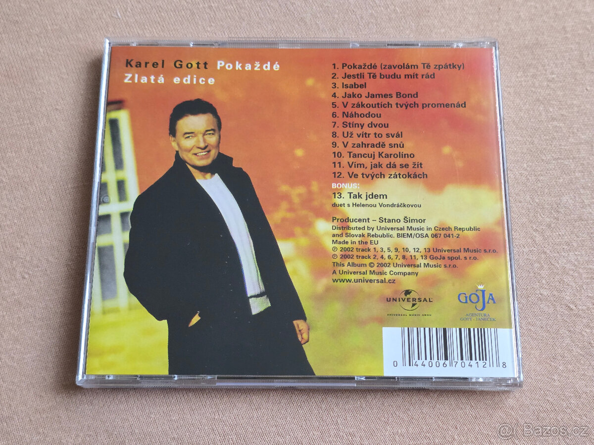 Karel Gott - POKAŽDÉ (zlaté edice) (CD 2002) - 2