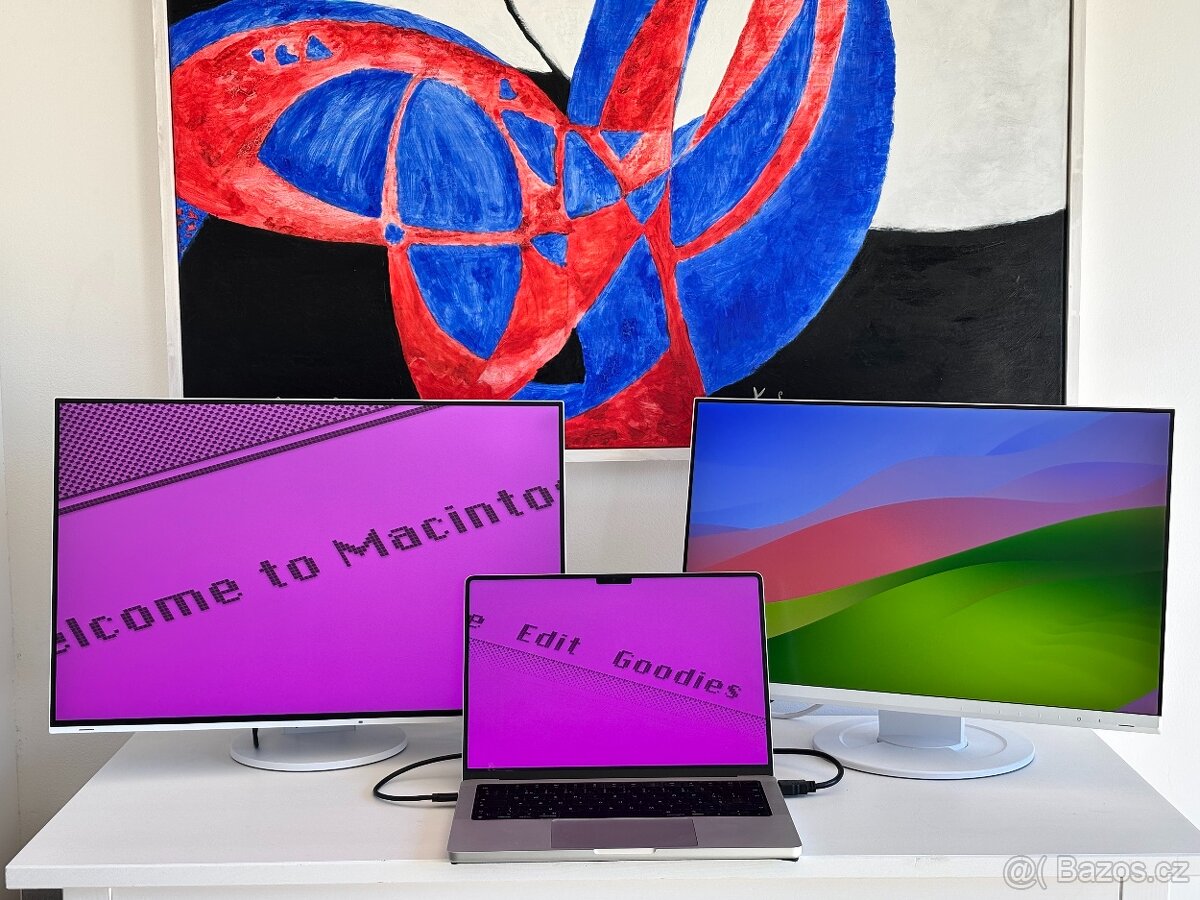 Bílé monitory EIZO, s odpočtem DPH: Set 24" a 22.5" - 2