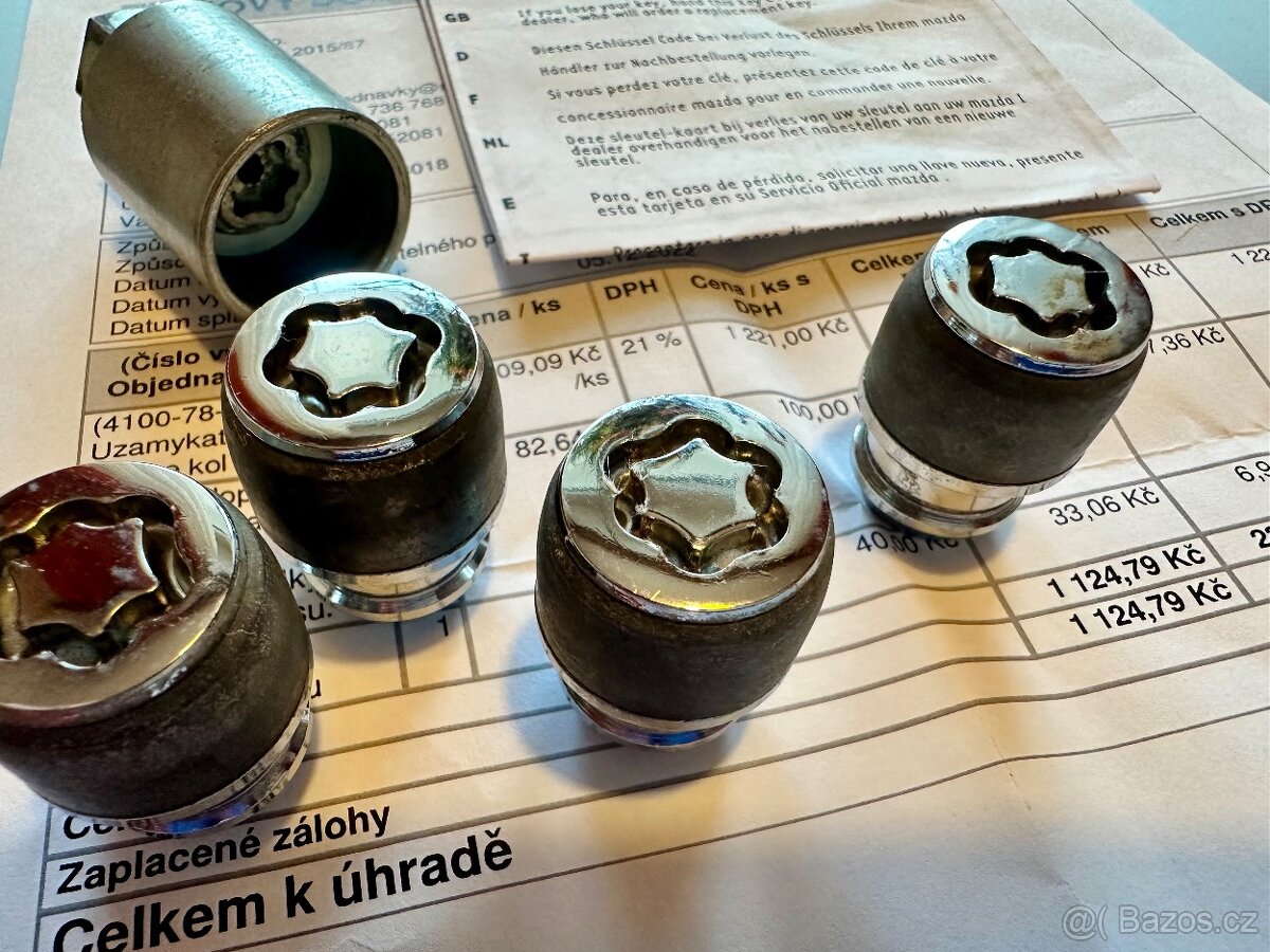 Mazda pojistné matky - 2