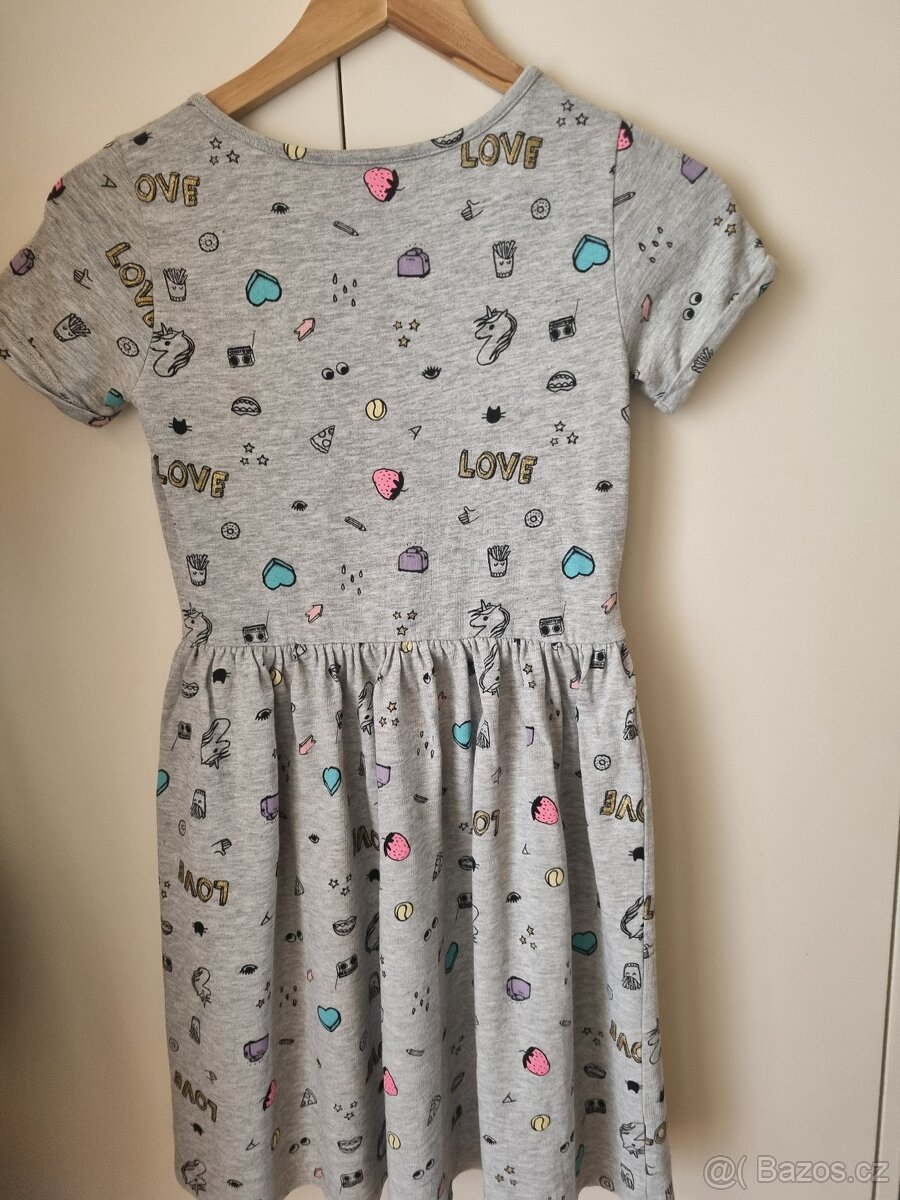 Dívčí šaty H&M 134/140 - 2