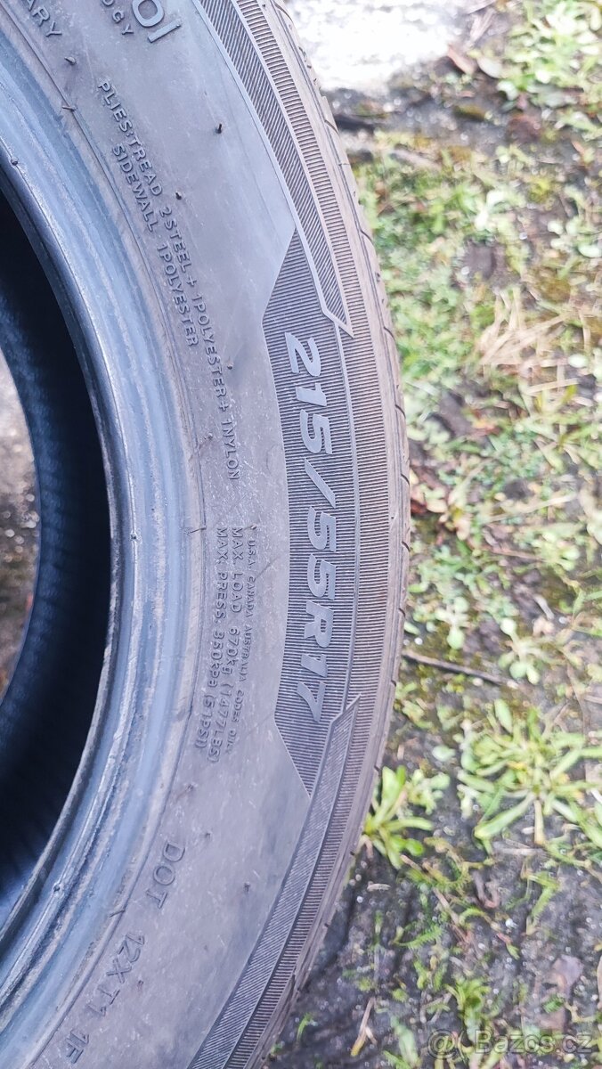 Letní 215/55/17 Hankook - 2