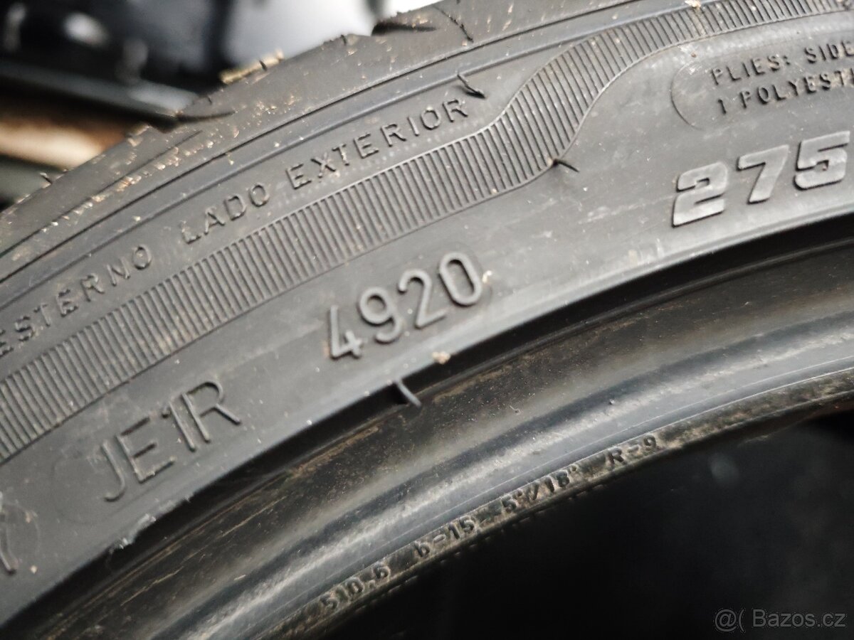 letní pneu bridgestone 275/35 r20 - 2