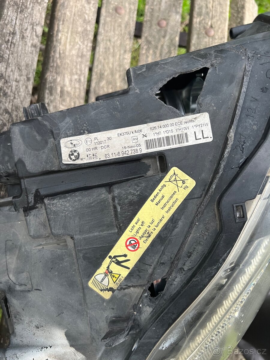 BMW e90/e91 světlomet na opravu - 2