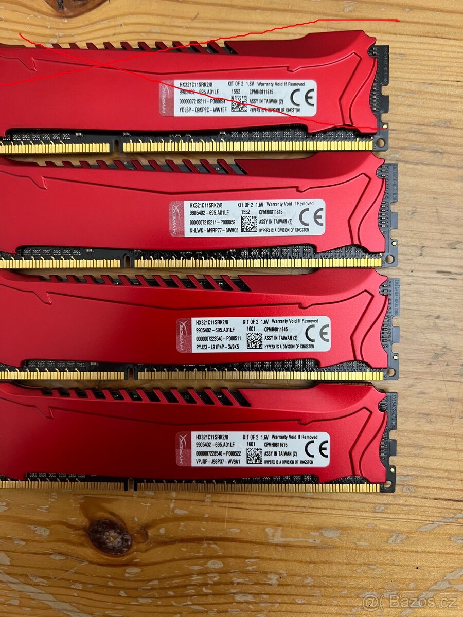 DDR3 12GB 3x4GB Kingston HyperX Savage //2133Mhz//CL11 - 2