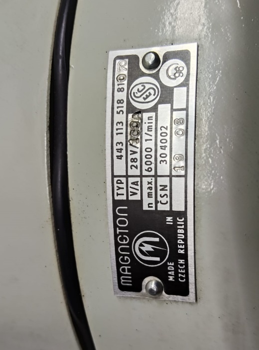 TATRA 815 VOJENSKÝ ALTERNÁTOR 28V 100A - 2