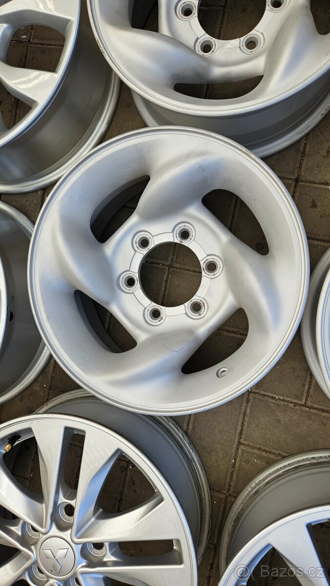 Opískované Alu Disky 6x139.7 R15 - 2