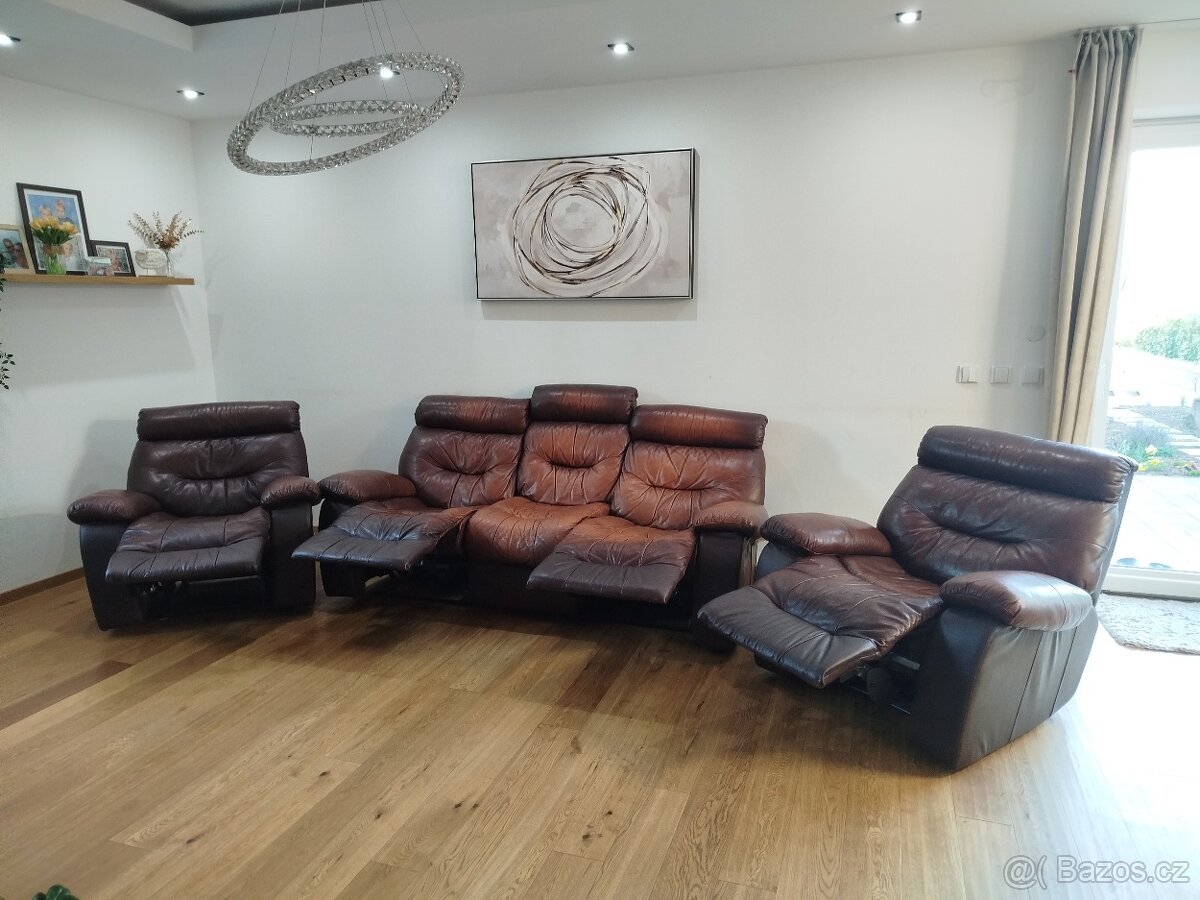 Kožená sedací souprava - 2