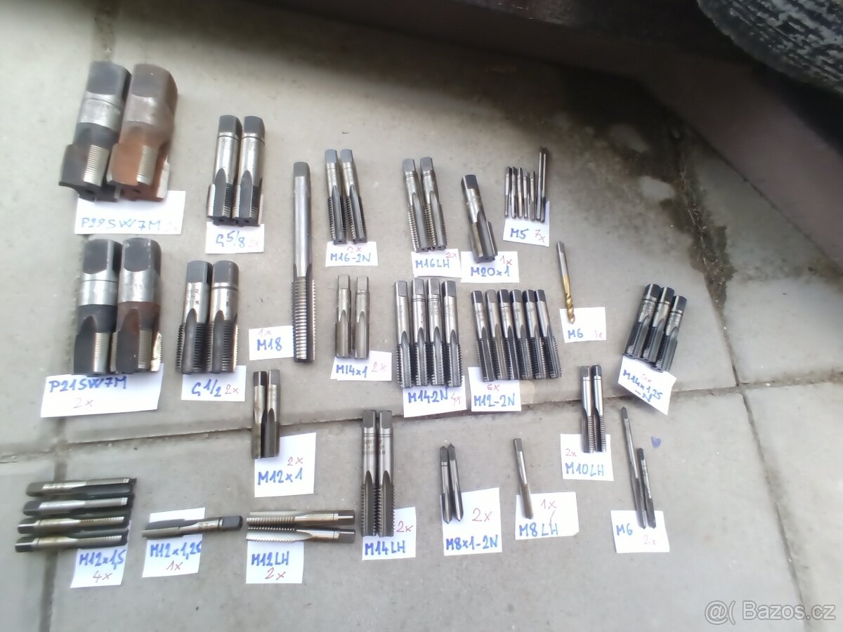 Závitníky NAREX sada 53ks, nove - 2