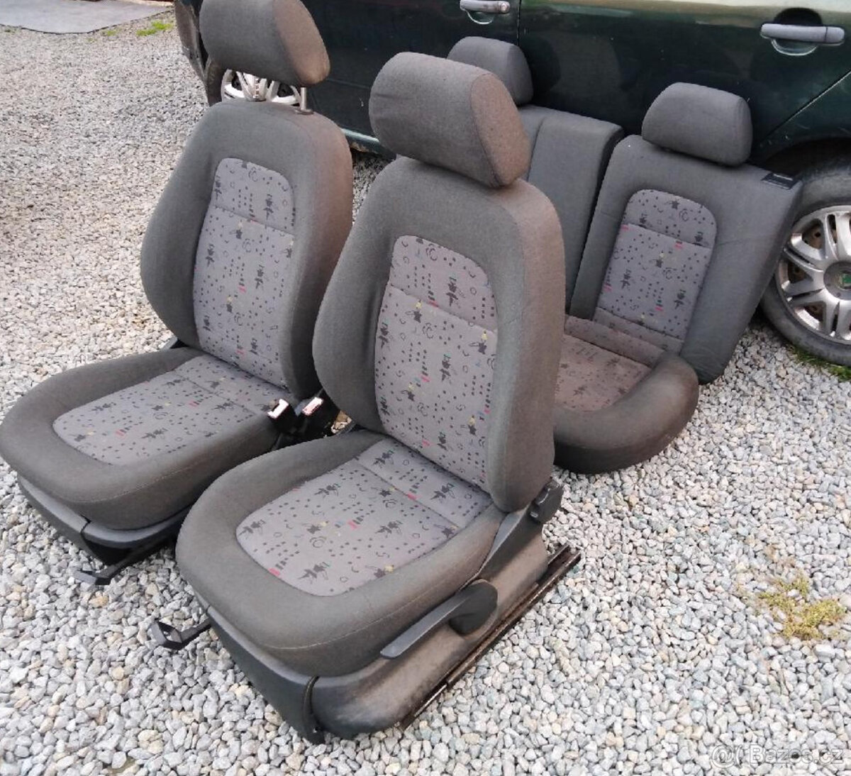 sadadla škoda fabia 1 predni +zadni sedadla pekny stav - 2