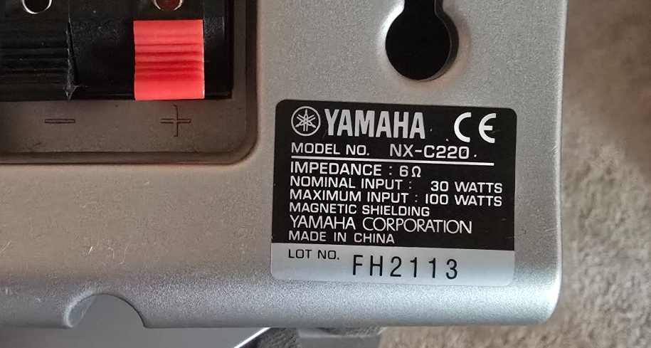 5 repro Yamaha + aktivní subwoofer - 2