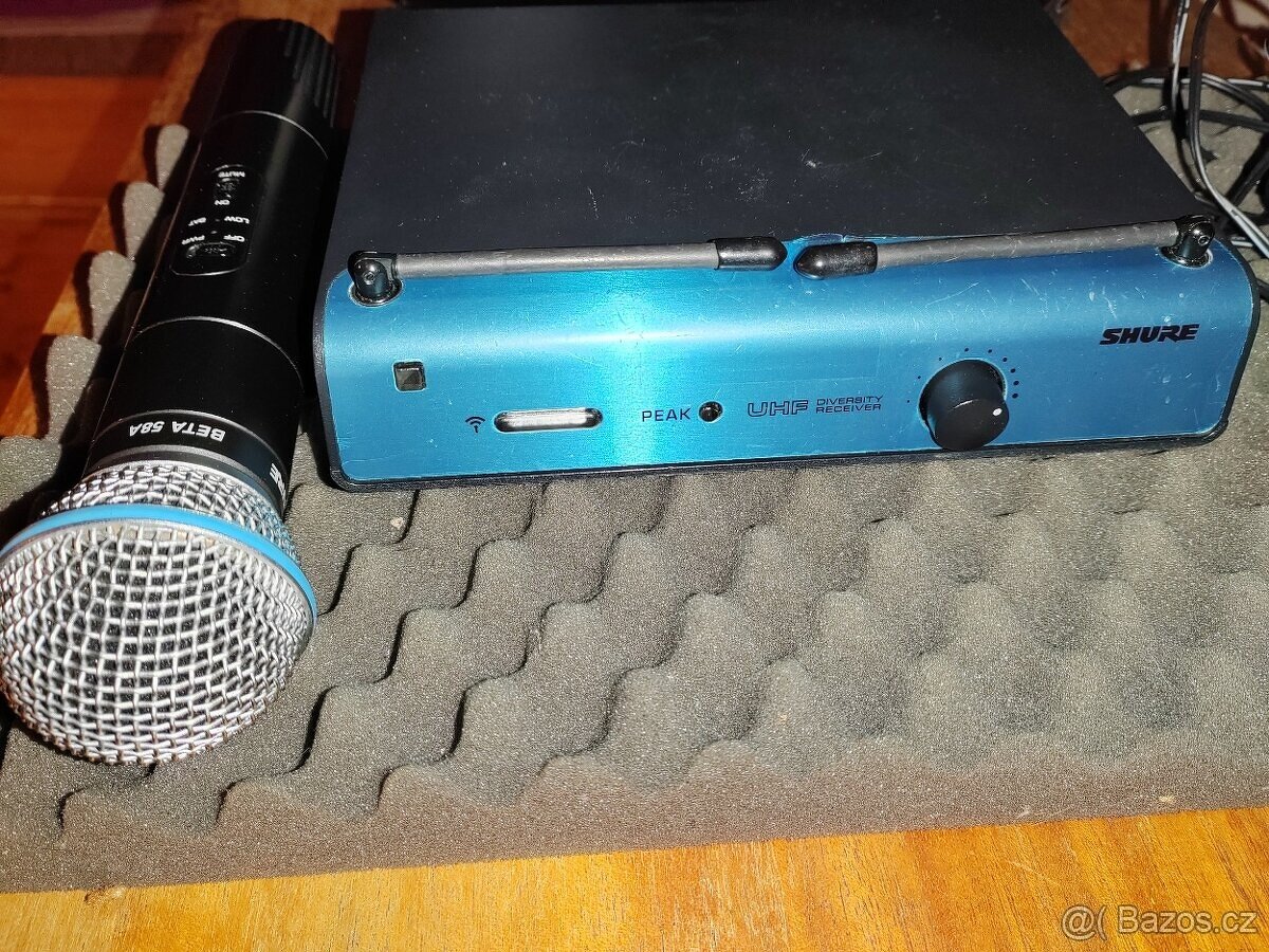 Prodám bezdrátový mikrofon Shure Beta 58A - 2
