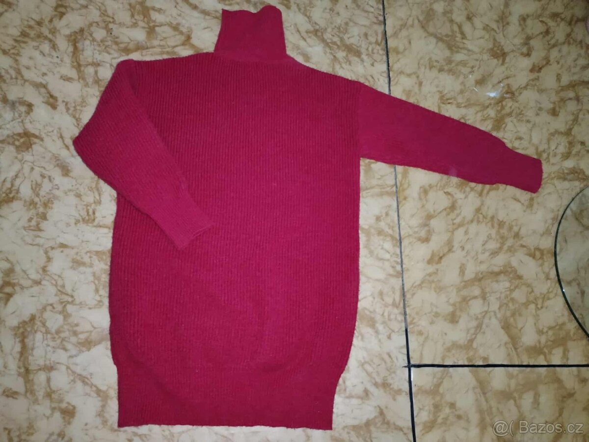 Teplý svetr rolák vel. S - 2