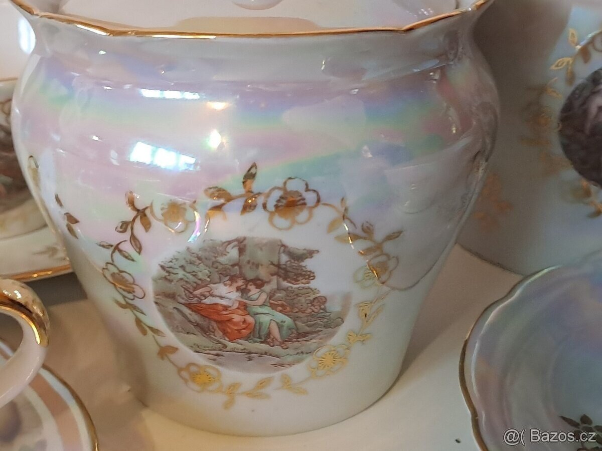 Porcelánová souprava KAHLA, 15dílná, bez vad, značená - 2