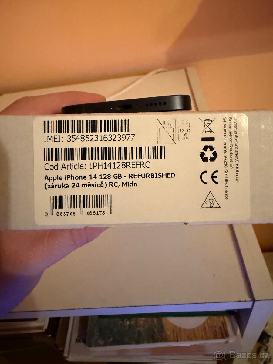 IPhone 14, 128gb, 100% baterie - repas - 2