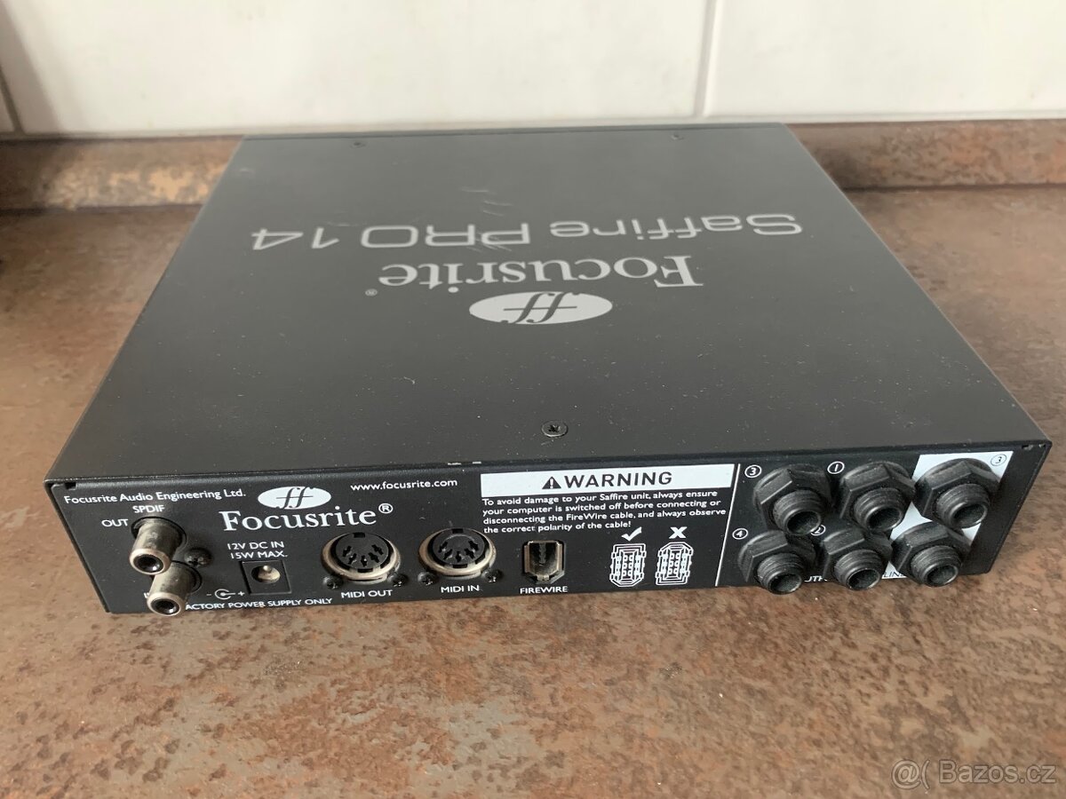 Externí zvuková karta Focusrite Saffire Pro 14 - 2