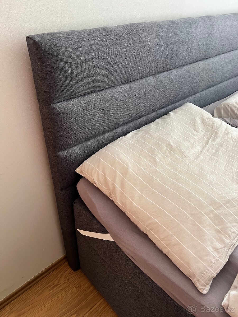 Čalouněná postel 160x200 s úložným prostorem - 2