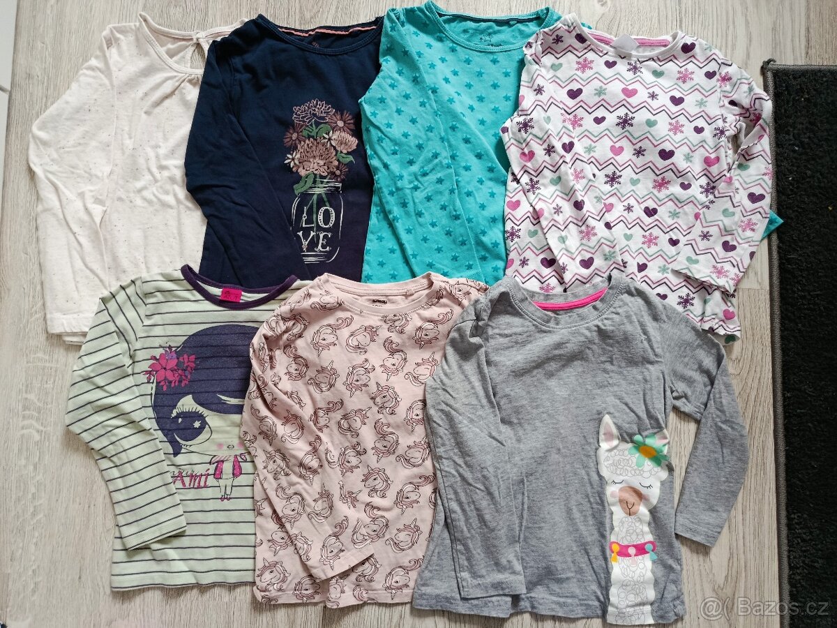 Dívčí set triček 110/116 - 2
