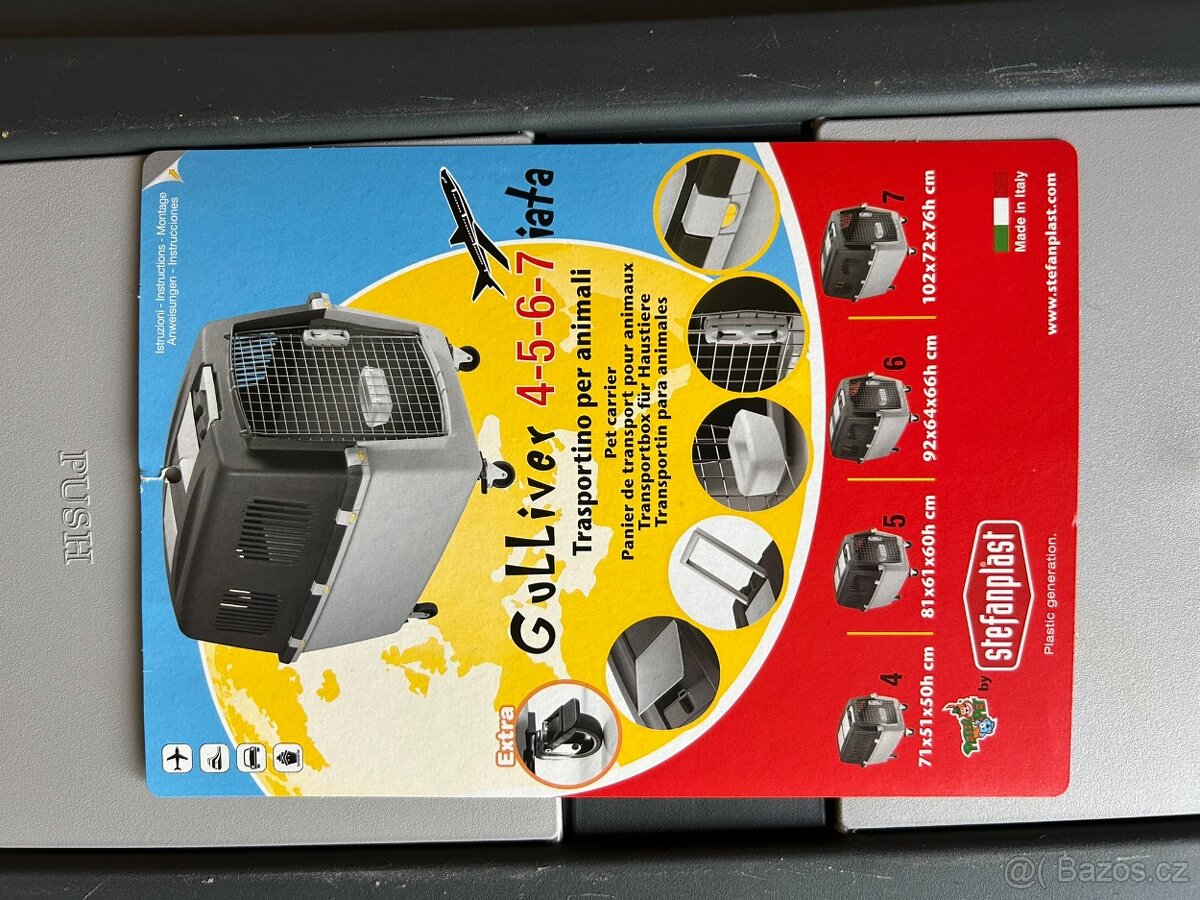 Velký transportní box / klec pro psy do auta - 2