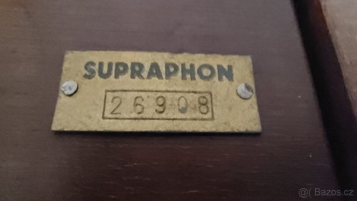 2× Funkční gramofon Supraphon – sběratelský, retro - 2