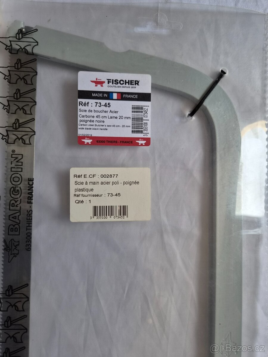 Řeznická pila na kosti Fischer 45cm profi - 2