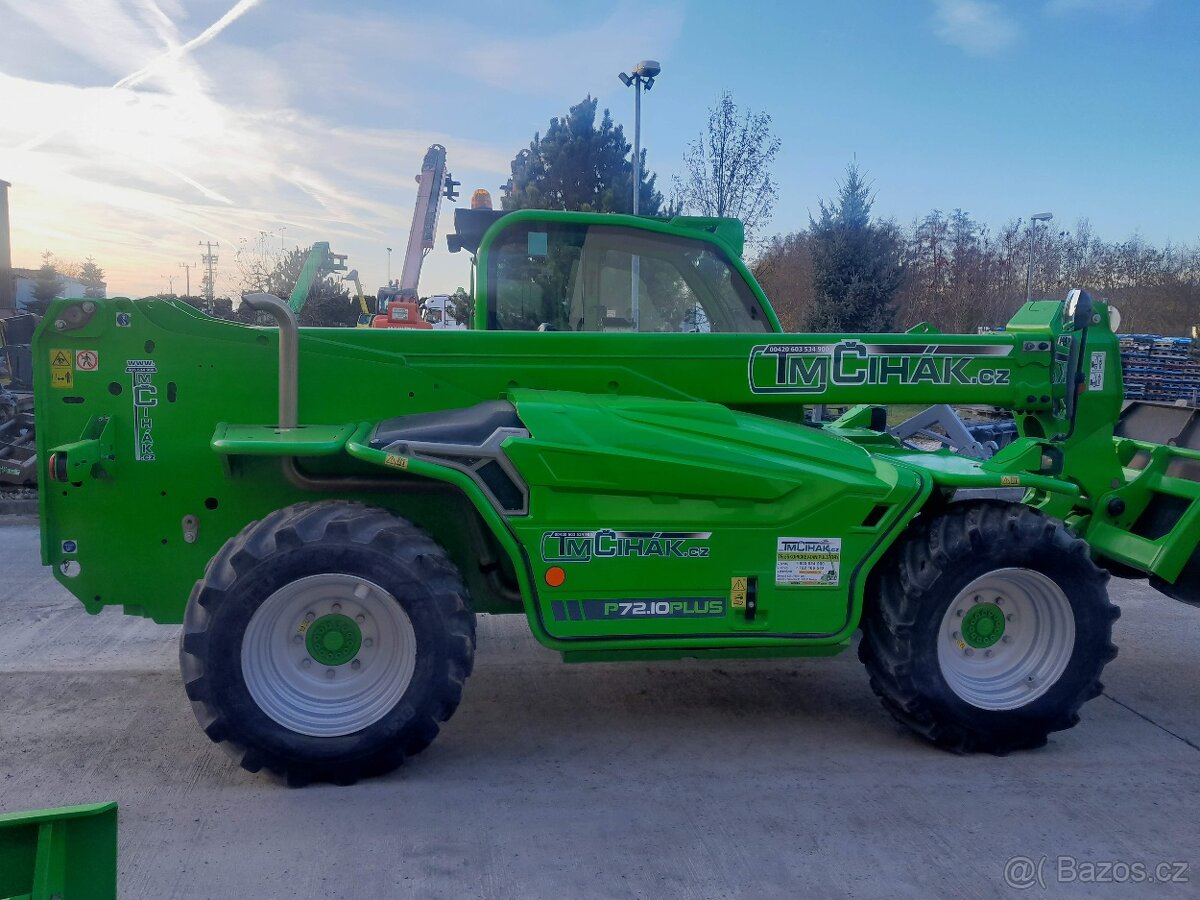 Silný teleskopický manipulátor MERLO P72.10PLUS 7,2t/10M - 2