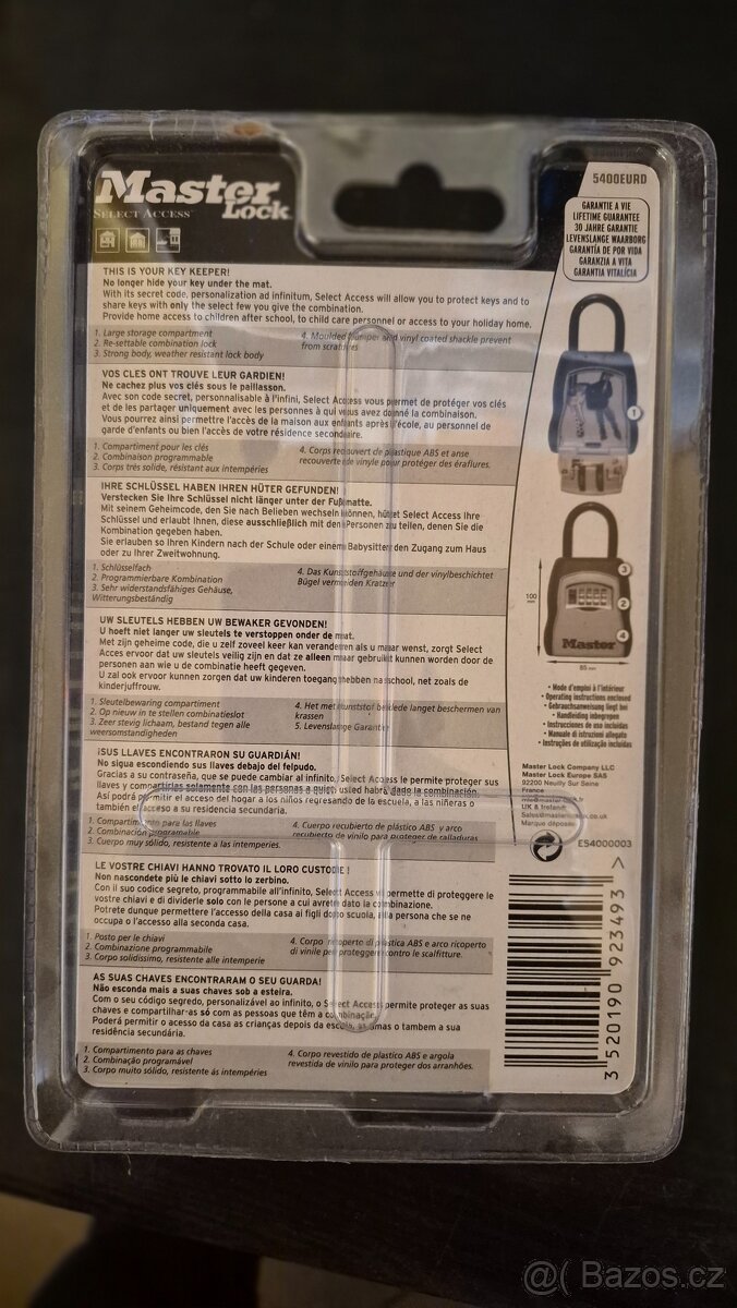 Bezpečnostní schránka Master Lock 5400EURD - 2