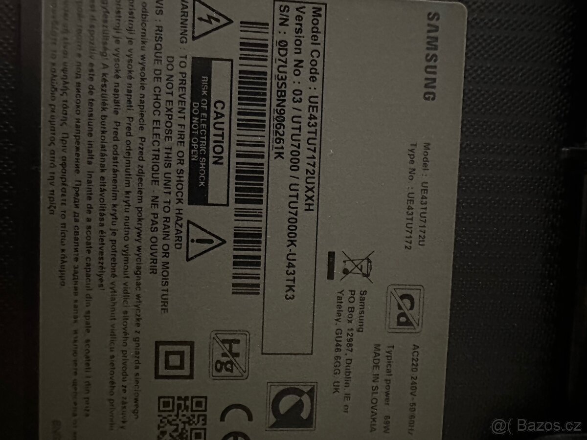 Samsung 43” Smart tv - 2