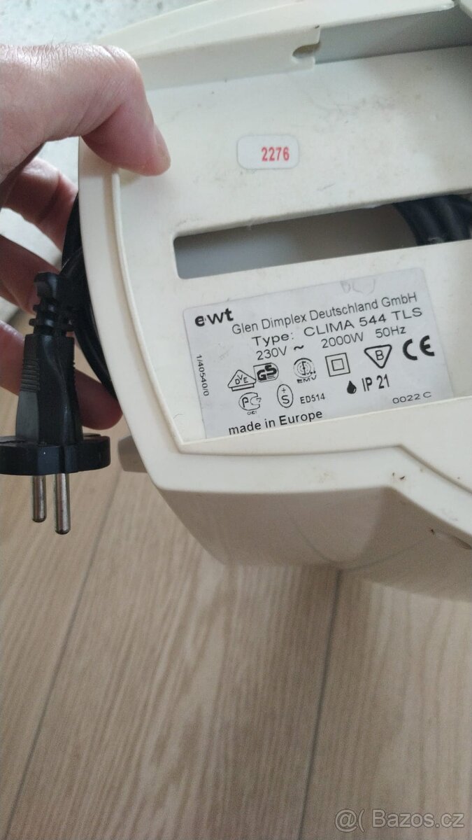 Teplovzdušný ventilátor - 2