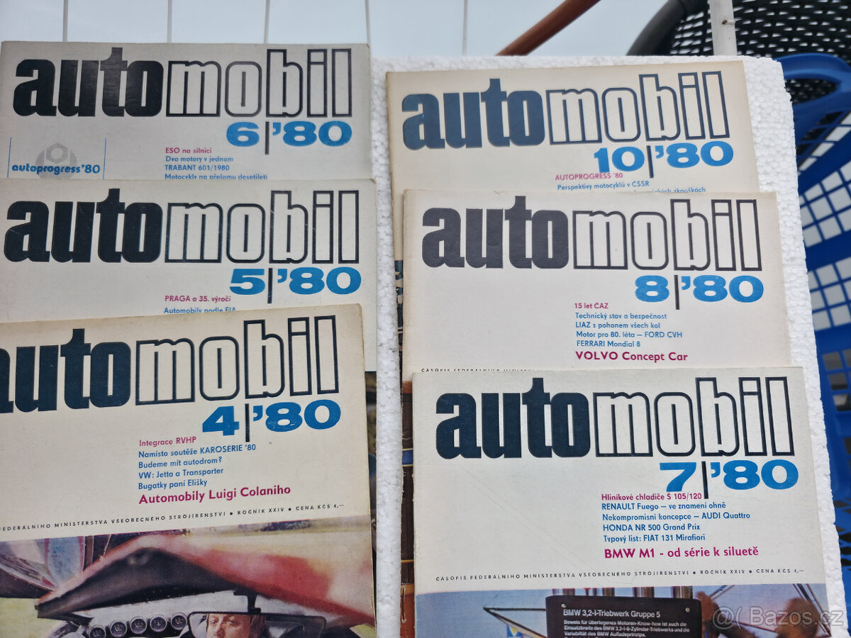 Automobilo 1980 - 2
