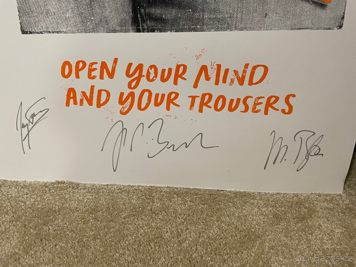 Scooter original podepsaný plakát 70x50 cm - 2