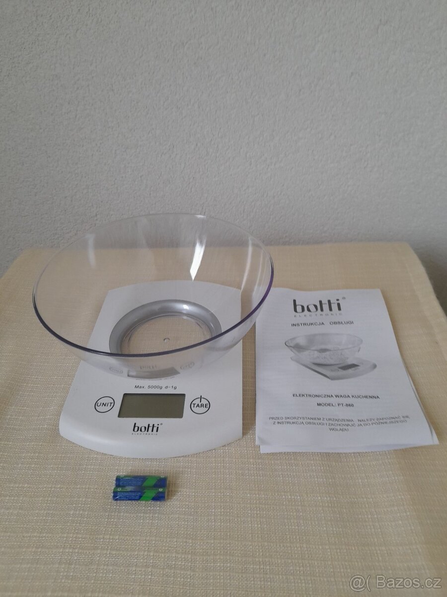 Nová digitální kuchyňská váha Botti - 2