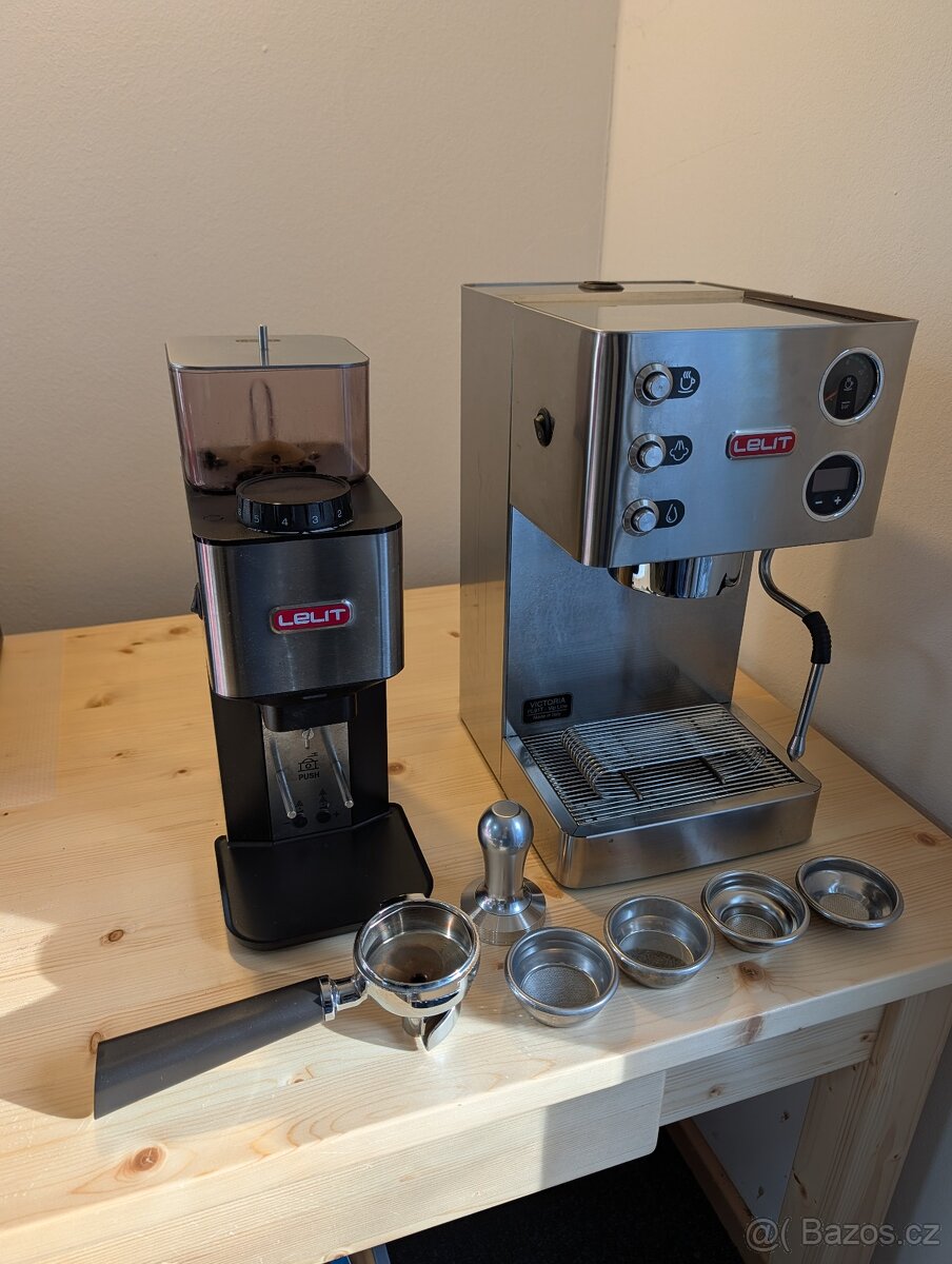 Kávovar Lelit Victoria PL91T a mlýnek Lelit William PL71 - 2